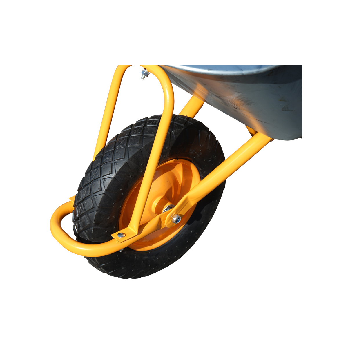 Roaba metalica cu intarituri si roata din metal 85L 875x595x275mm Thor - imagine 6