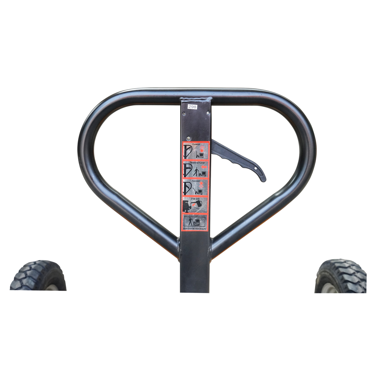 Transpalet pentru teren accidentat, sarcina maxima 1T, lungime furci 800mm - imagine 10