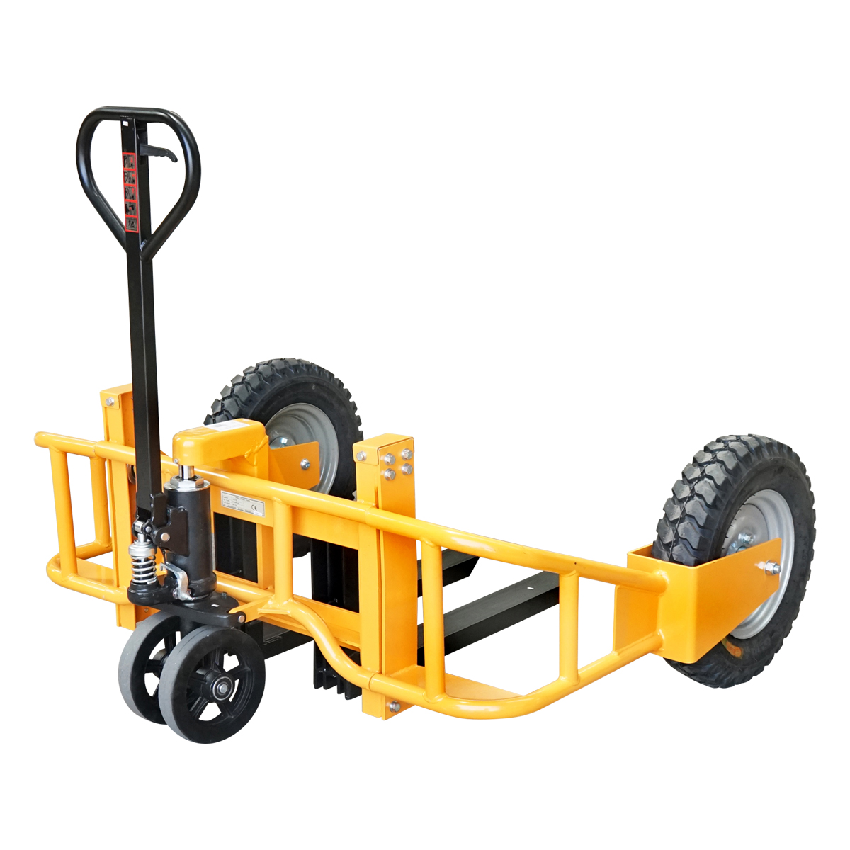 Transpalet pentru teren accidentat, sarcina maxima 1T, lungime furci 800mm - imagine 6