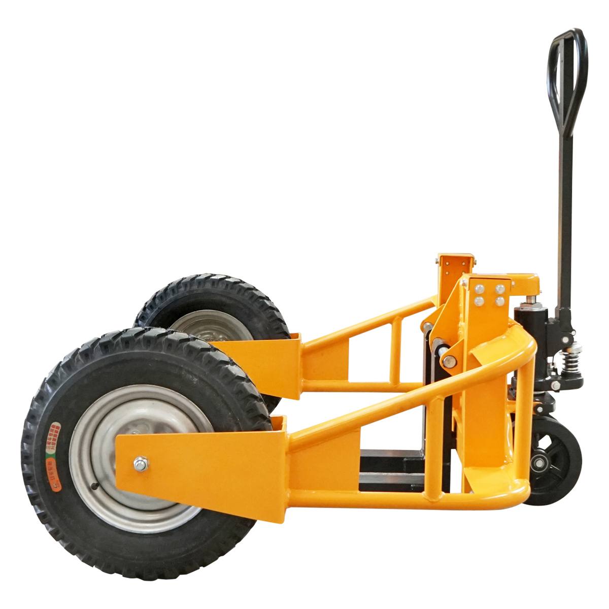 Transpalet pentru teren accidentat, sarcina maxima 1T, lungime furci 800mm - imagine 4