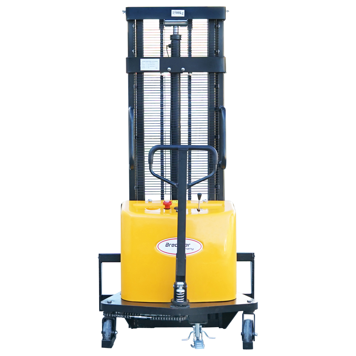 Transpalet semi-electric cu sarcina maxima 1.5T, inaltime ridicare 3000mm, furci 1150mm Breckner Germany - imagine 5