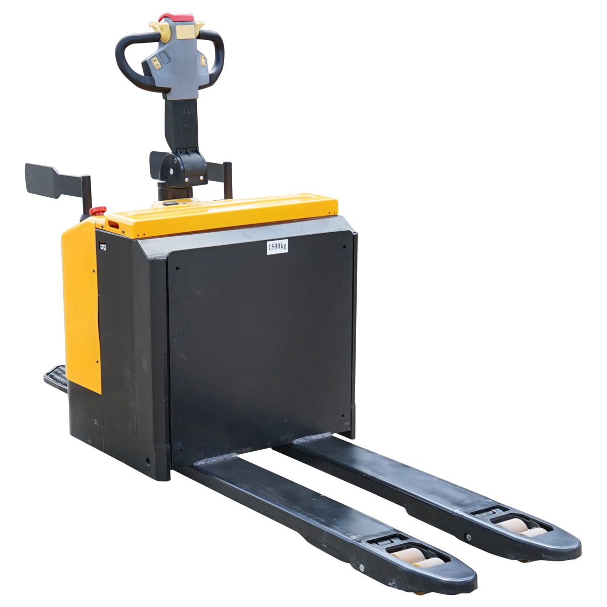 Transpalet electric cu sarcina maxima 1.5T, inaltime ridicare 85-200mm, furci 1150mm Breckner Germany