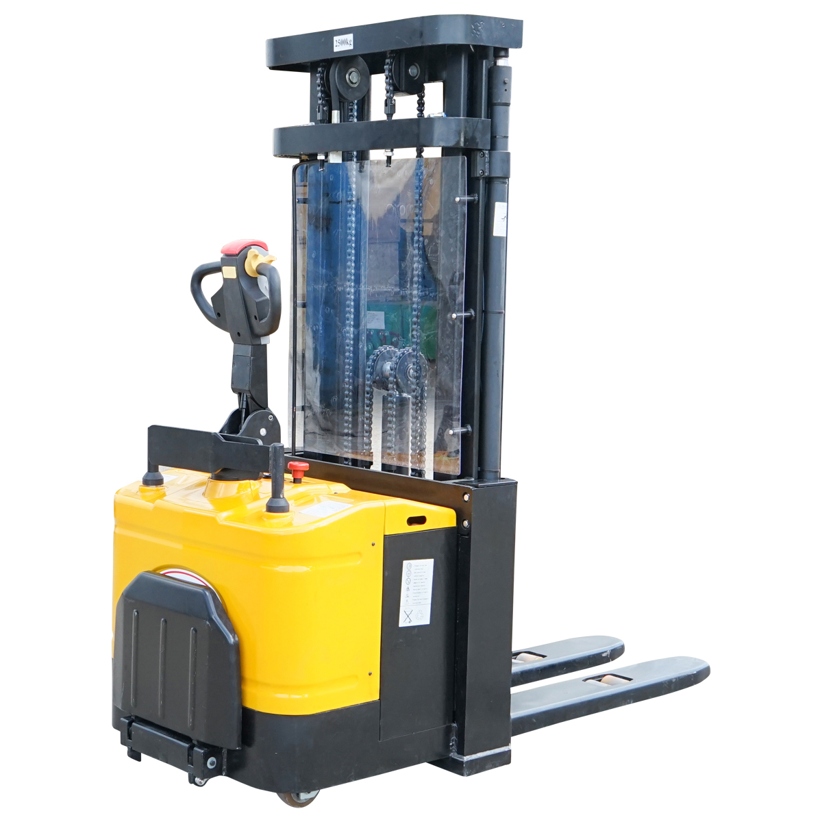 Transpalet electric cu sarcina maxima 2.5T, inaltime ridicare 4500mm, furci 1150mm Breckner Germany - imagine 10