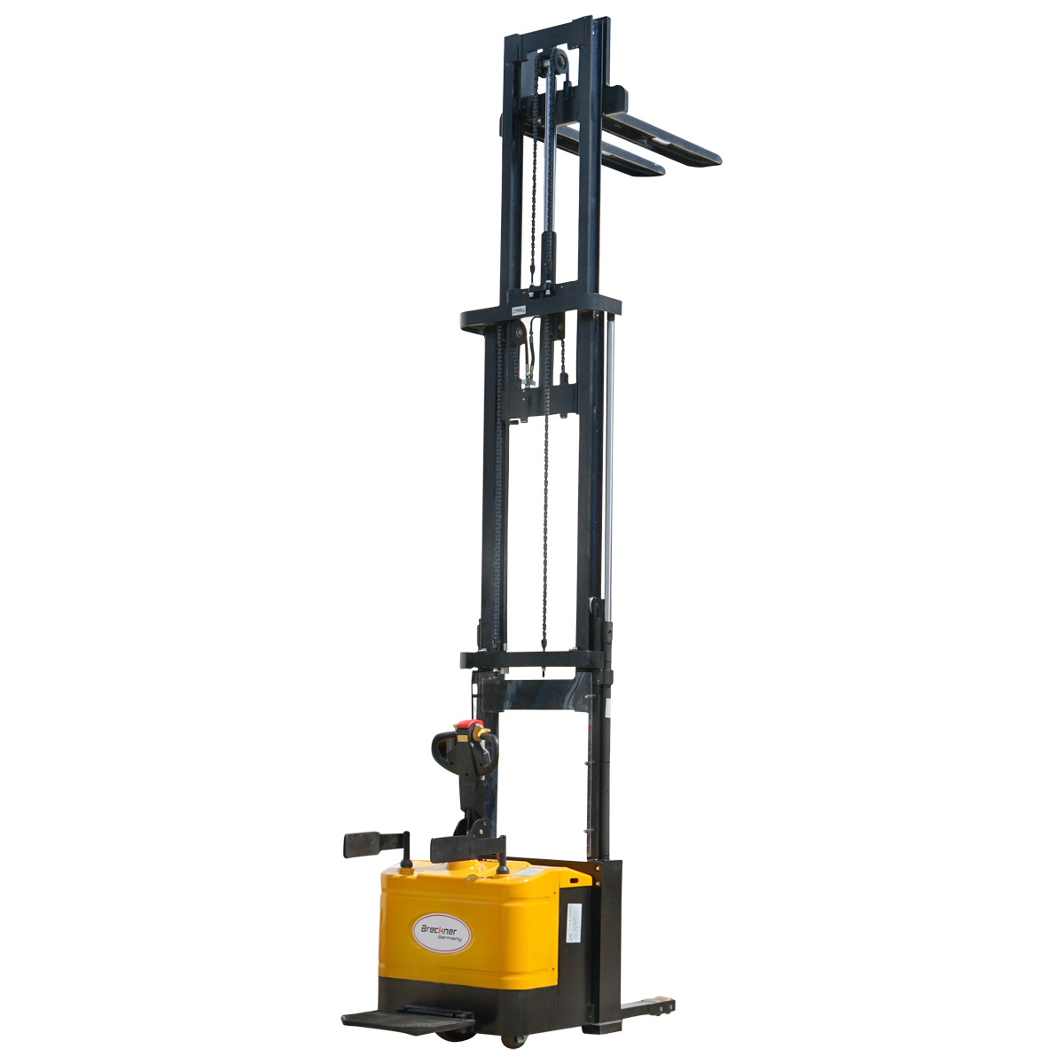 Transpalet electric cu sarcina maxima 2.5T, inaltime ridicare 4500mm, furci 1150mm Breckner Germany - imagine 7