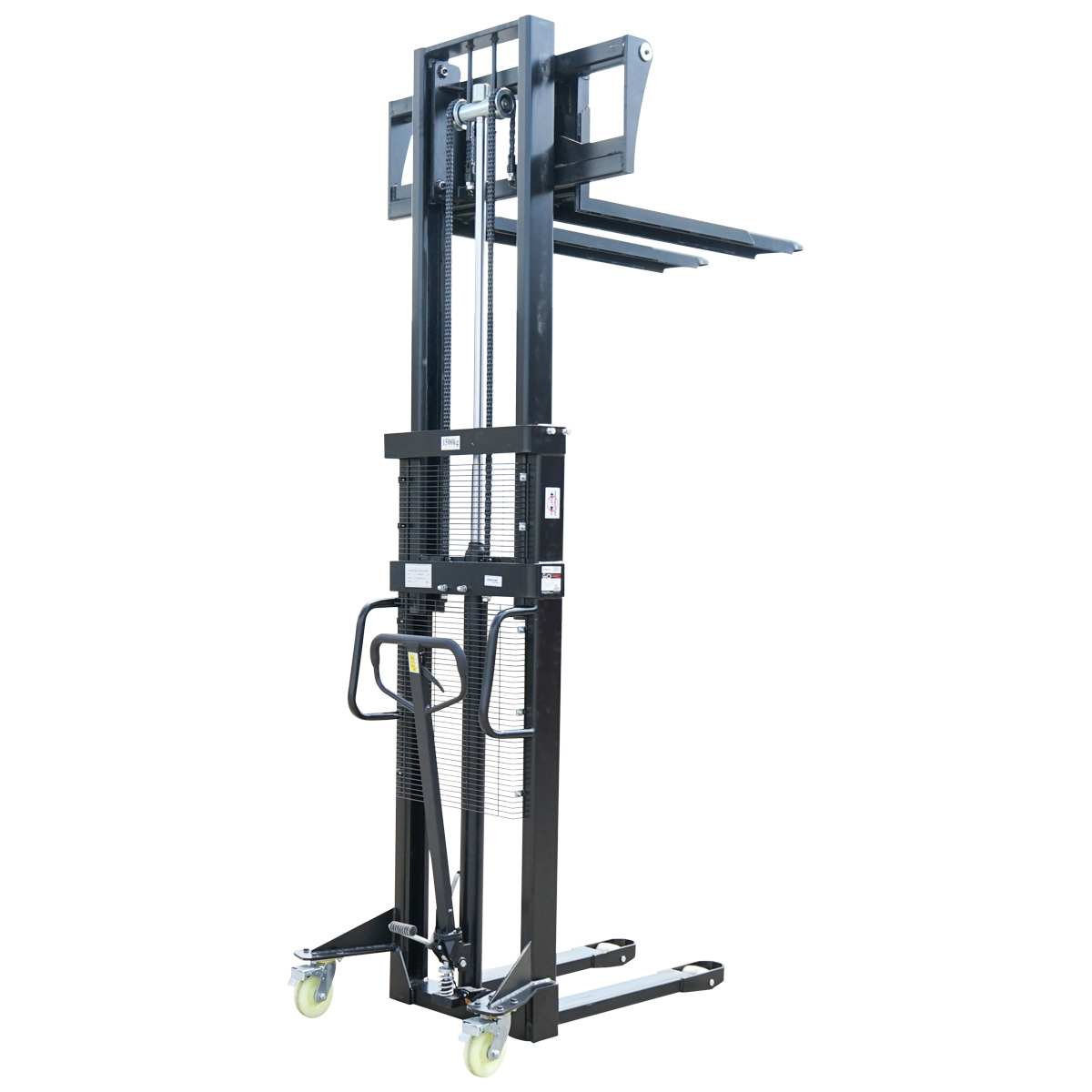 Transpalet manual cu sarcina maxima 1.5T, inaltime ridicare 2500mm, furci 1150mm Breckner Germany - imagine 10