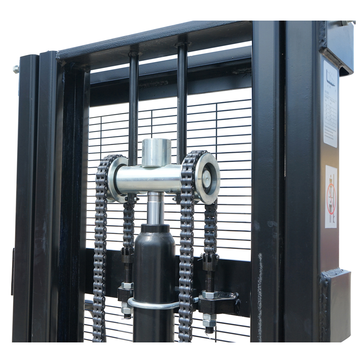 Transpalet manual cu sarcina maxima 1.5T, inaltime ridicare 2500mm, furci 1150mm Breckner Germany - imagine 13