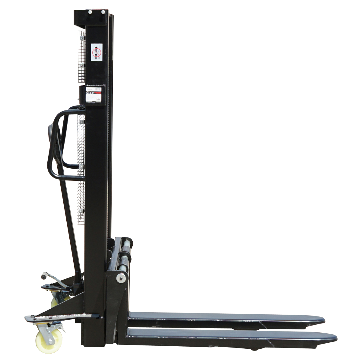 Transpalet manual cu sarcina maxima 1.5T, inaltime ridicare 2500mm, furci 1150mm Breckner Germany - imagine 3