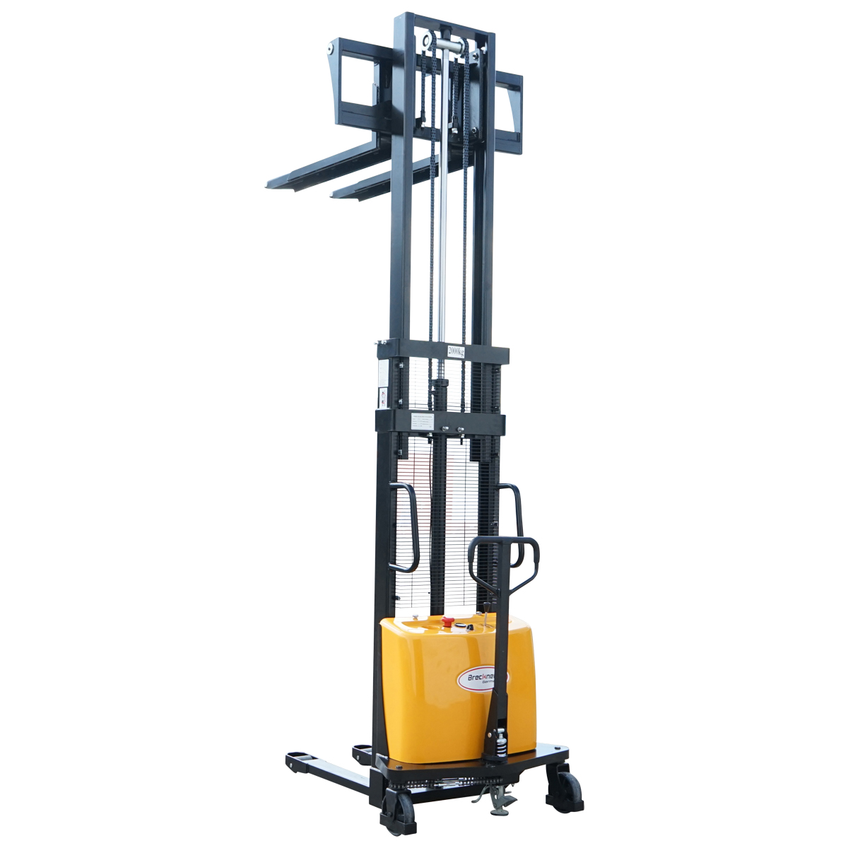 Transpalet semi-electric cu sarcina maxima 2T, inaltime ridicare 3000mm, furci 1150mm Breckner Germany - imagine 6