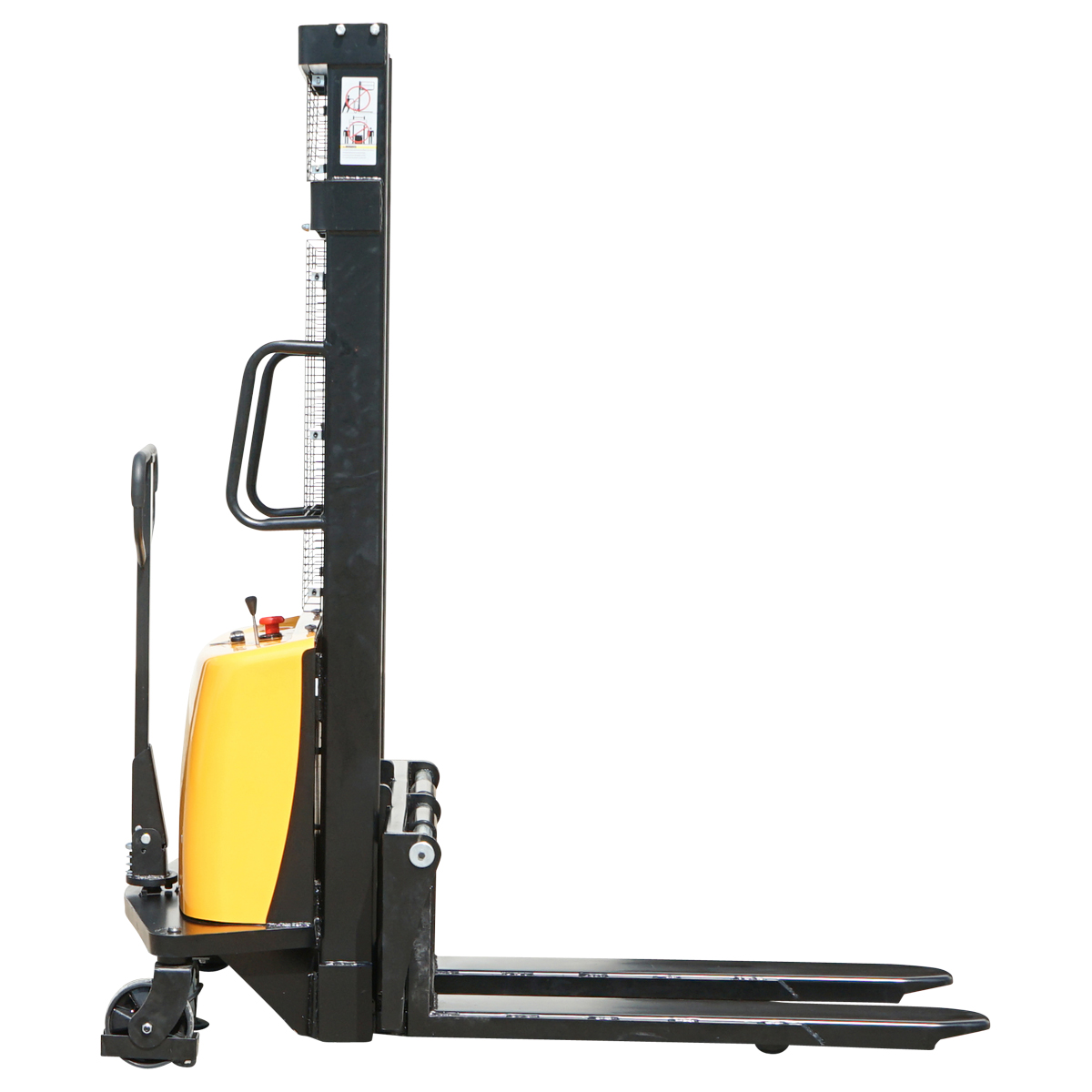 Transpalet semi-electric cu sarcina maxima 2T, inaltime ridicare 3000mm, furci 1150mm Breckner Germany - imagine 3