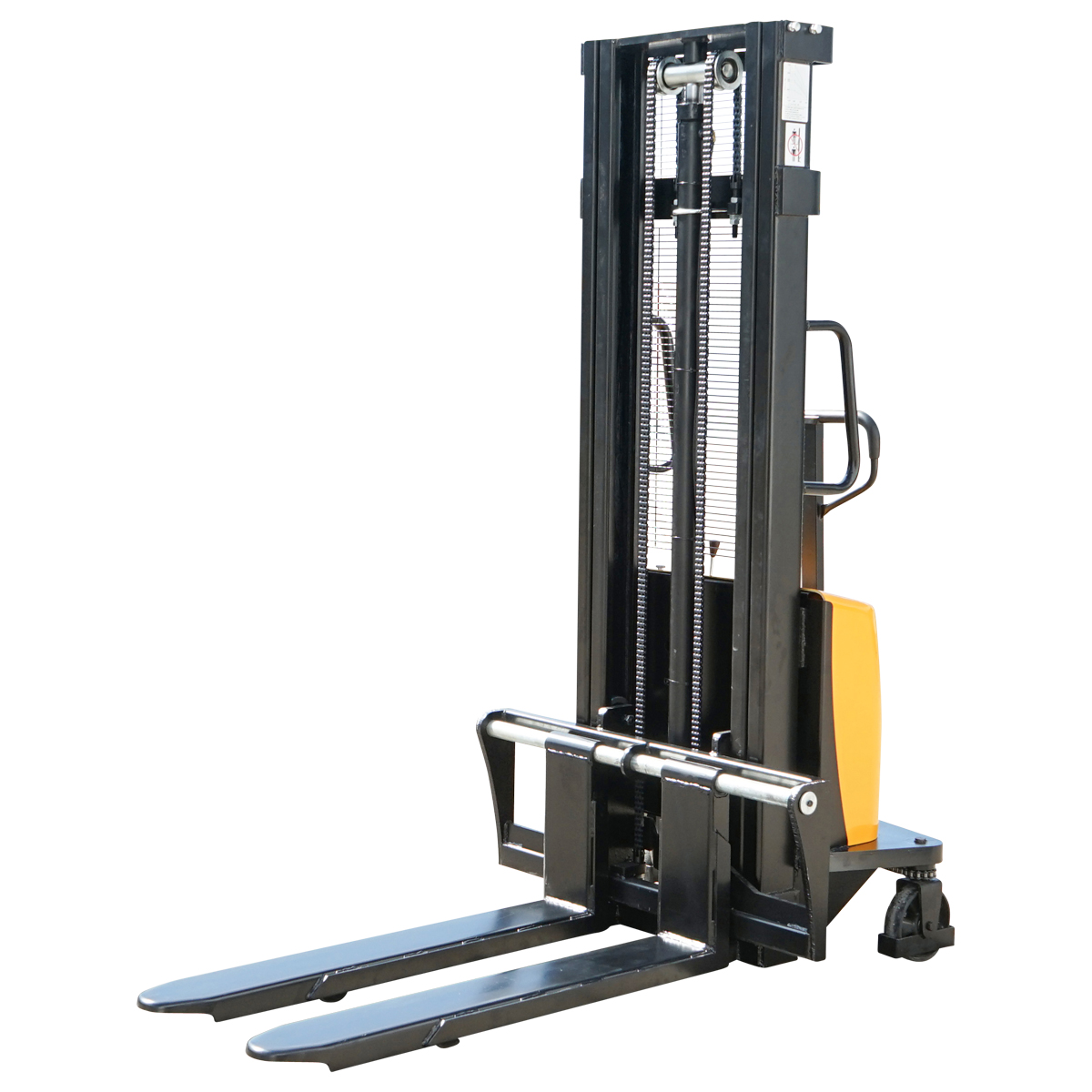 Transpalet semi-electric cu sarcina maxima 2T, inaltime ridicare 3000mm, furci 1150mm Breckner Germany