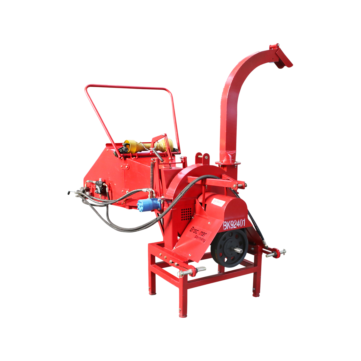 Tocator crengi cu prindere PTO 35-80CP diametru lemn 200mm cu cardan inclus Breckner Germany - imagine 2