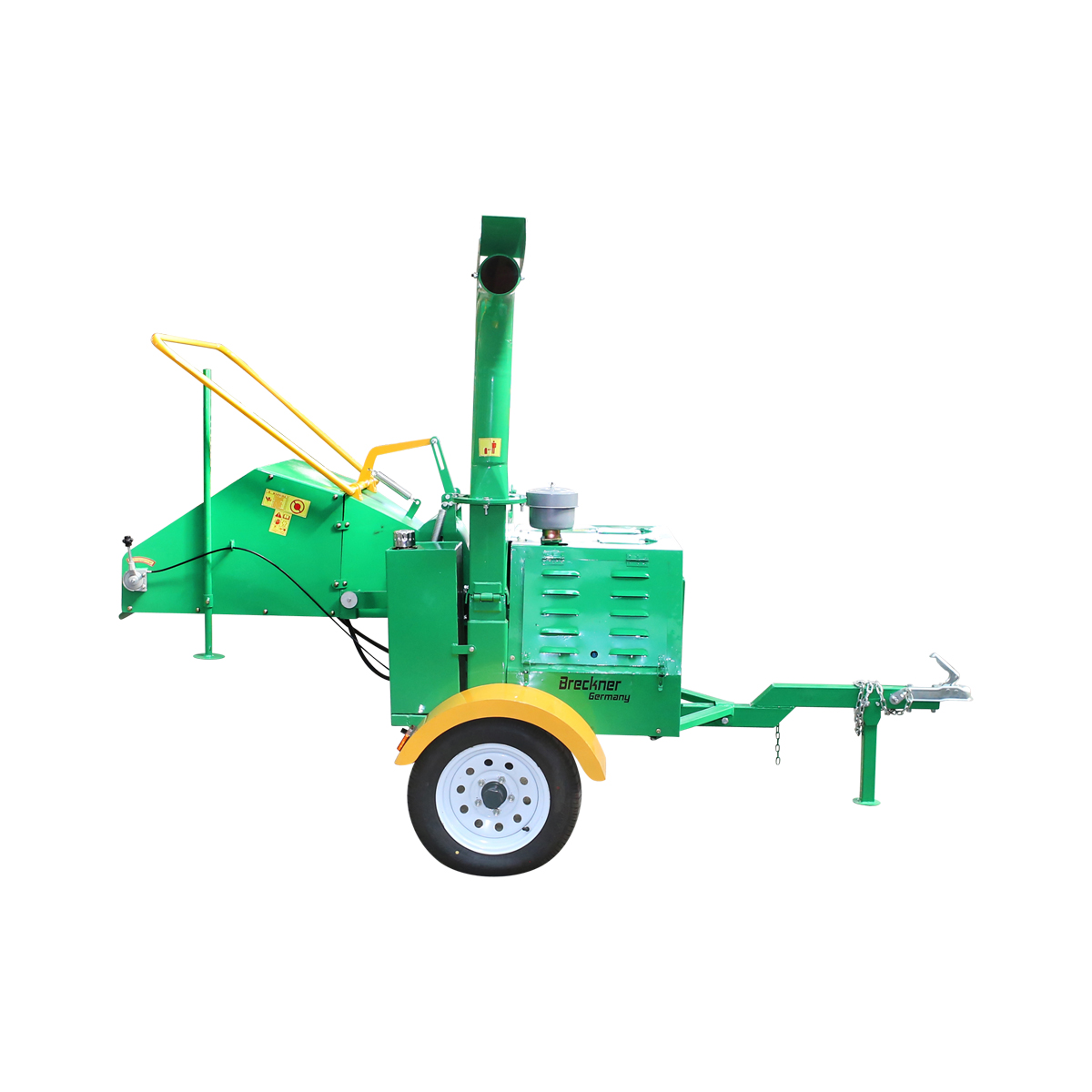 Tocator crengi 22CP tractabil diametru lemn 150mm buncar 200x200mm Breckner Germany - imagine 7