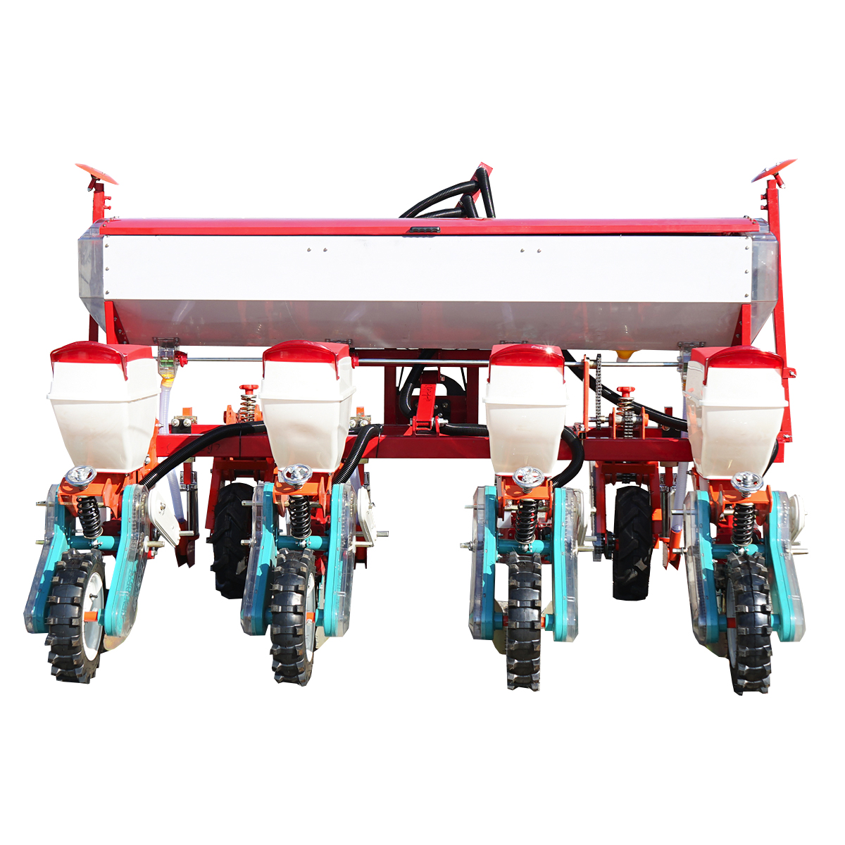 Semanatoare porumb 4 sector cu exhaustor Konig Traktoren - imagine 2