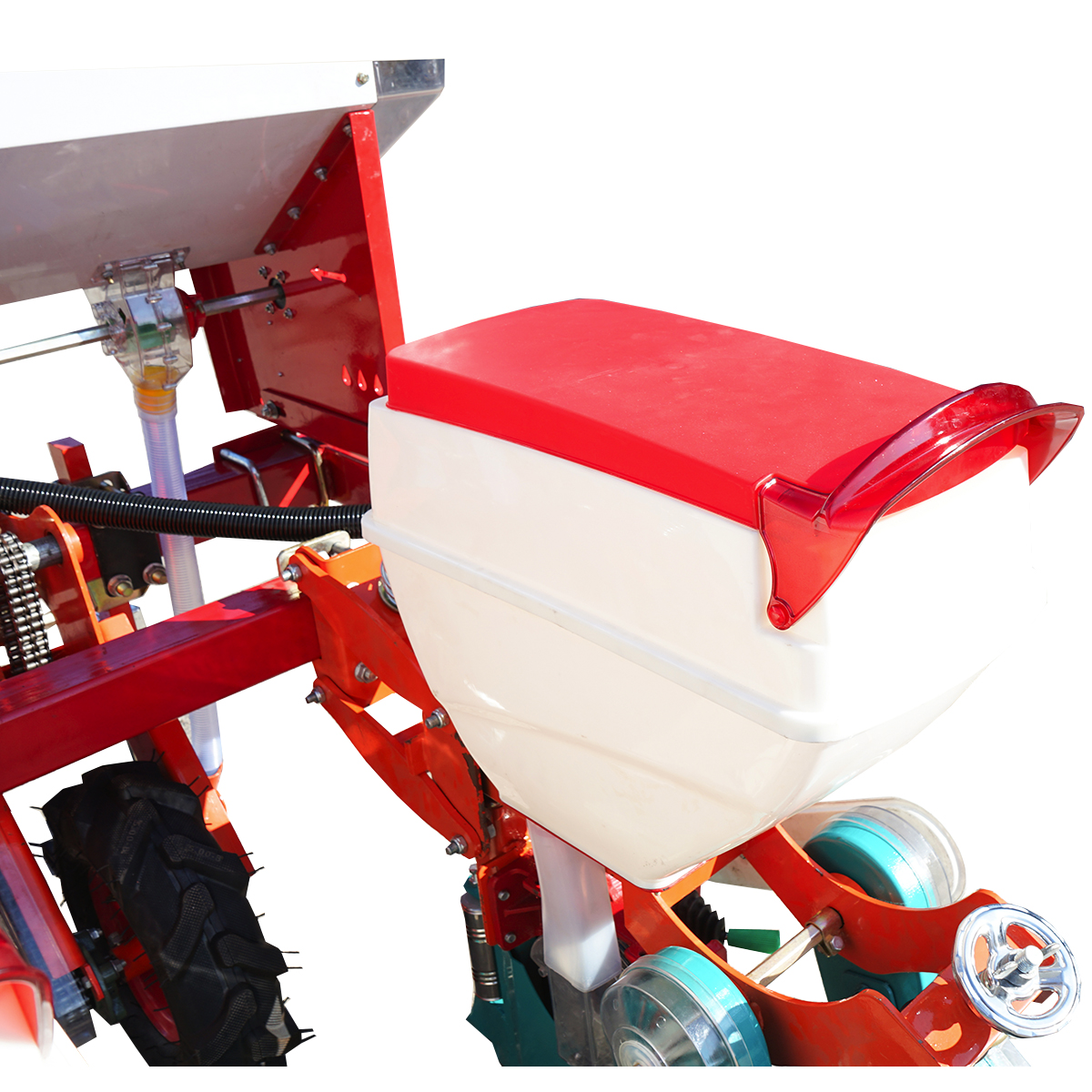 Semanatoare porumb 4 sector cu exhaustor Konig Traktoren - imagine 7