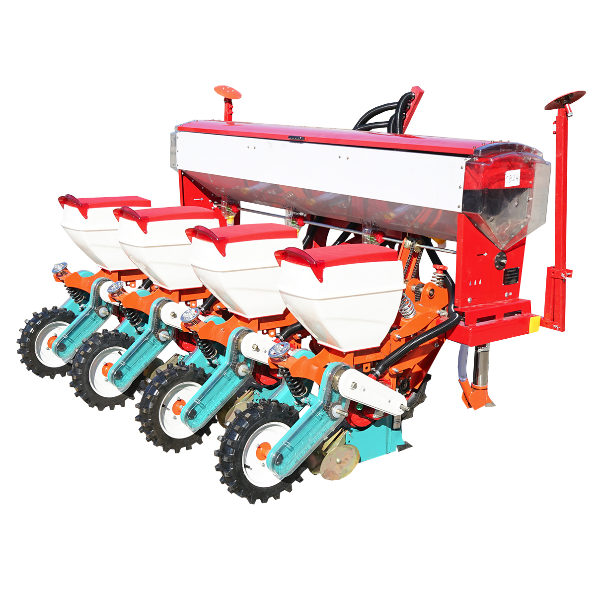 Semanatoare porumb 4 sector cu exhaustor Konig Traktoren