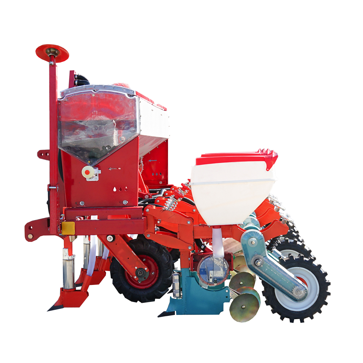 Semanatoare porumb 4 sector cu exhaustor Konig Traktoren - imagine 5