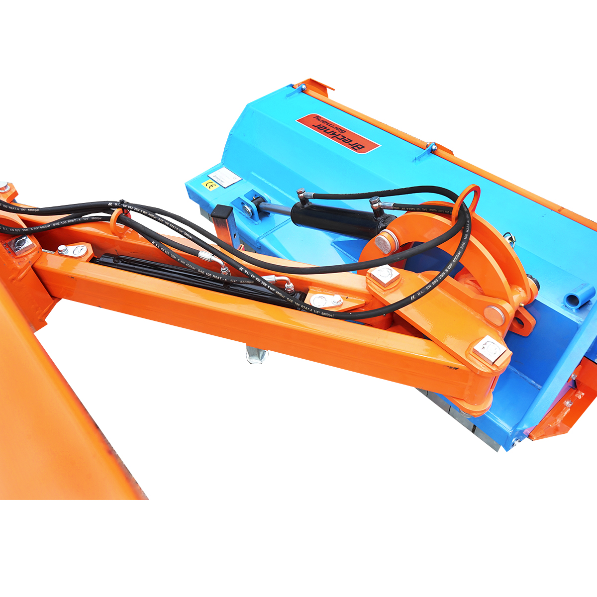 Tocatoare BCR140 cu prindere laterala, latime de lucru 1380mm potrivita pentru tractor 40-70CP 495Kg Breckner Germany - imagine 9