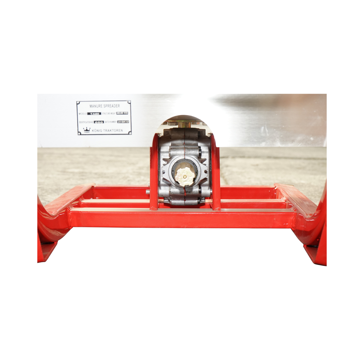 Distribuitor ingrasaminte din inox FLS400 cu cardan inclus si buncar de 400 Kg - imagine 5