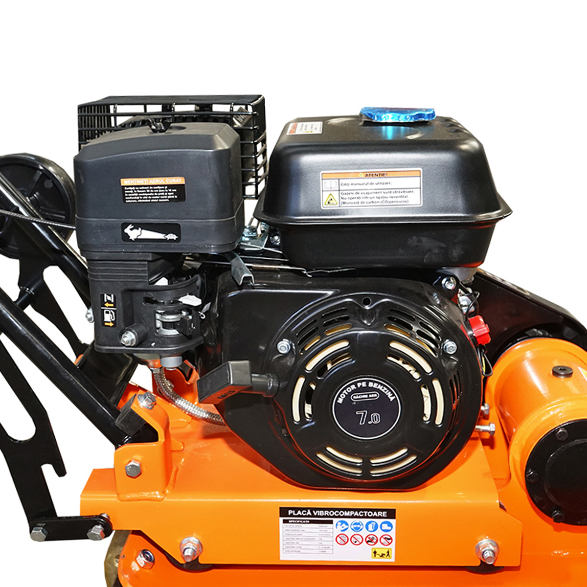 Placa compactoare C60-A cu suprafata de lucru 510x370mm, motor standard euro 5, 78CC/6.5CP, 5900 rot/min 58Kg Thor - imagine 13