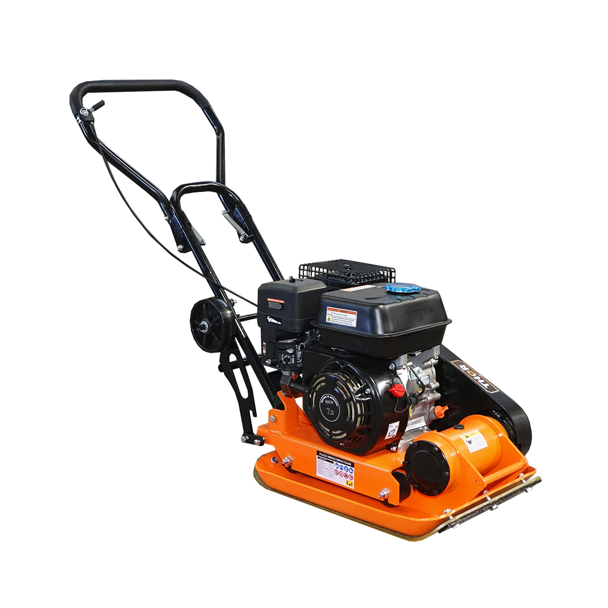 Placa compactoare C60-A cu suprafata de lucru 510x370mm, motor standard euro 5, 78CC/6.5CP, 5900 rot/min 58Kg Thor - imagine 3