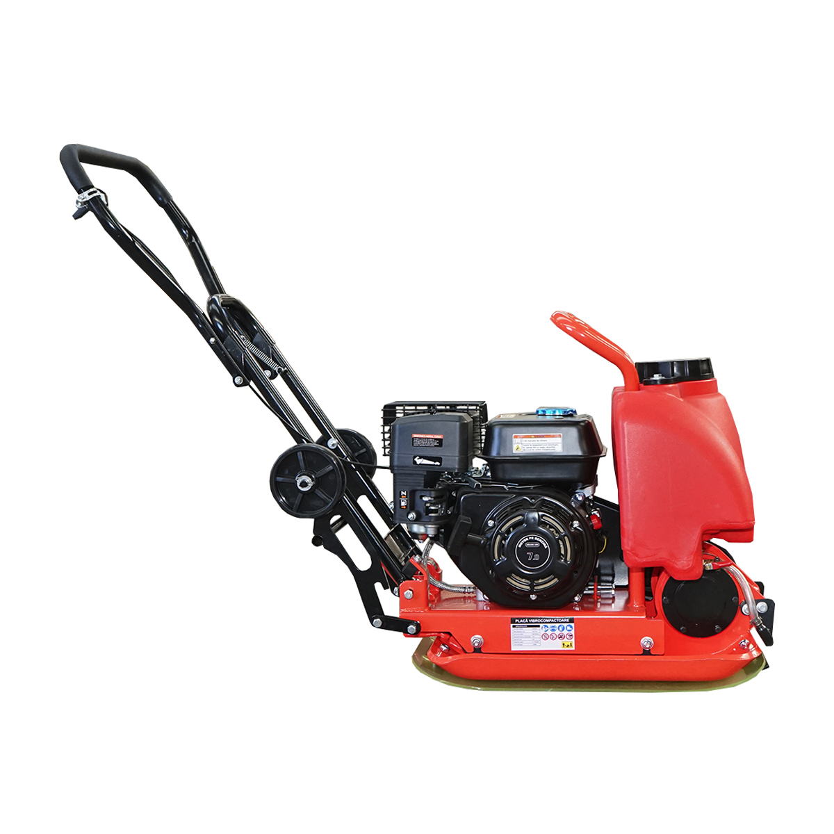 Placa compactoare C90-B cu suprafata de lucru 540x420mm, motor standard euro 5, 196CC/6.5CP, 5500 rot/min 80Kg cu rezervor apa Breckner Germany - imagine 5