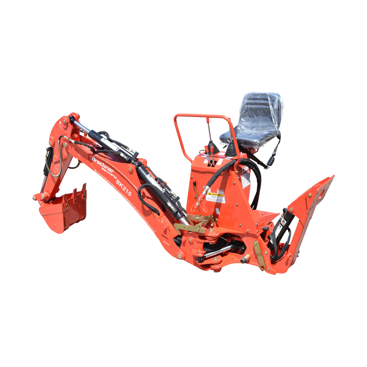 Brat excavator pentru tractor 25-50CP rotatie 180 grade, adancime excavare 2.2m 570Kg Breckner Germany - imagine 3