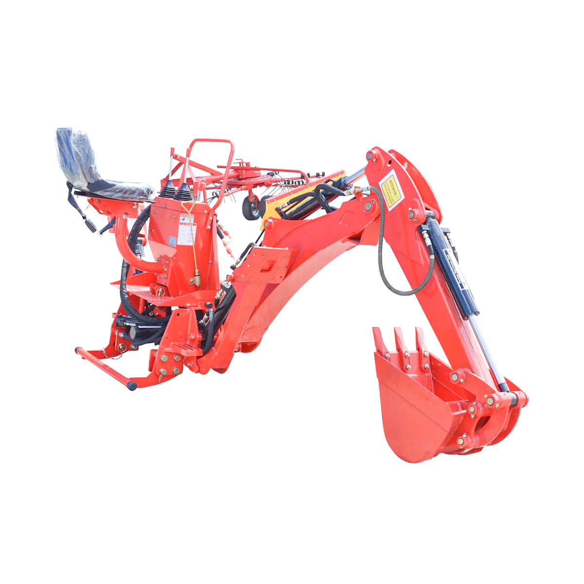 Brat excavator pentru tractor 25-50CP rotatie 180 grade, adancime excavare 2.2m 570Kg Breckner Germany - imagine 5