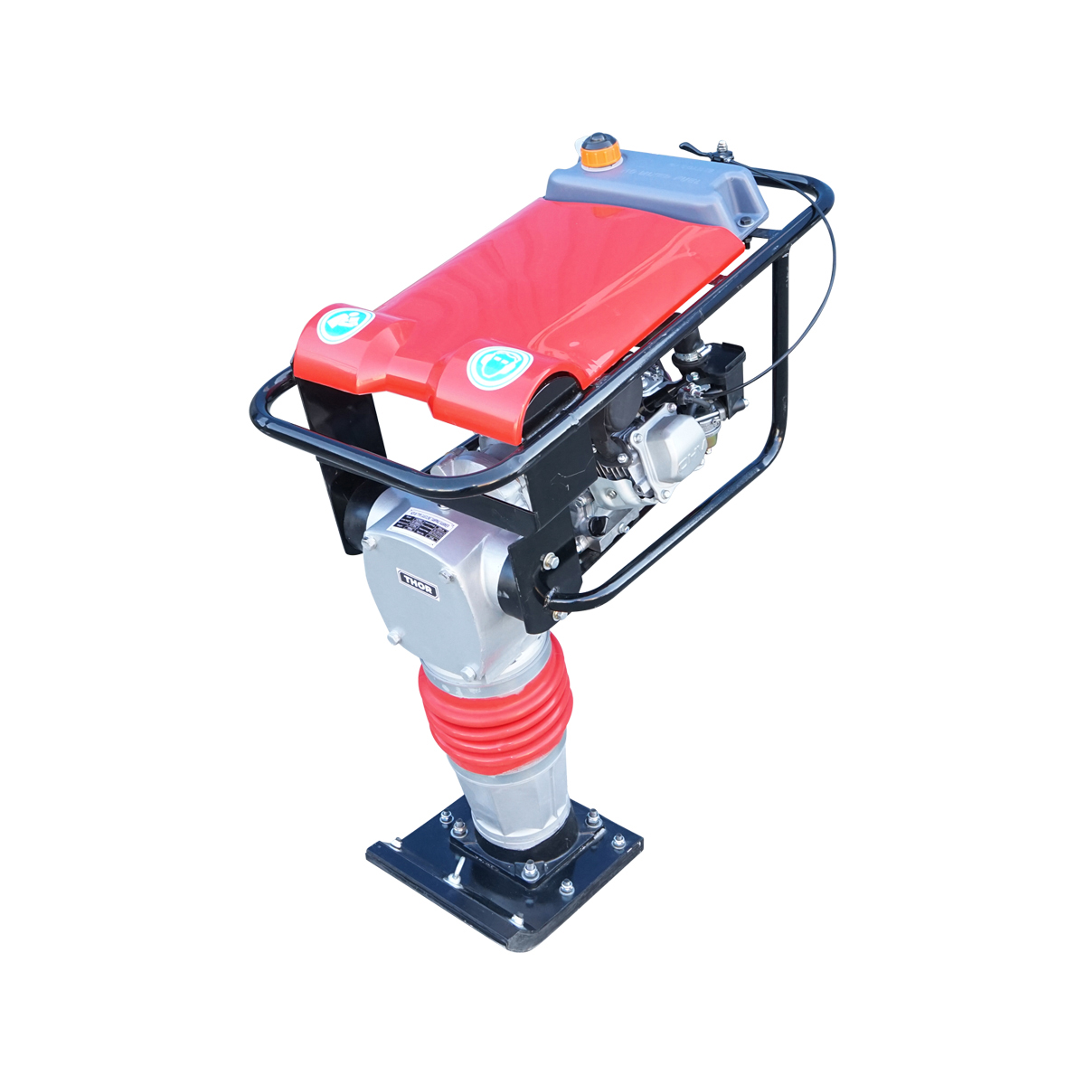 Mai compactor HCR80 cu suprafata de lucru 280x300mm, motor pe benzina Honda 7CP, 55Nm 85Kg Thor