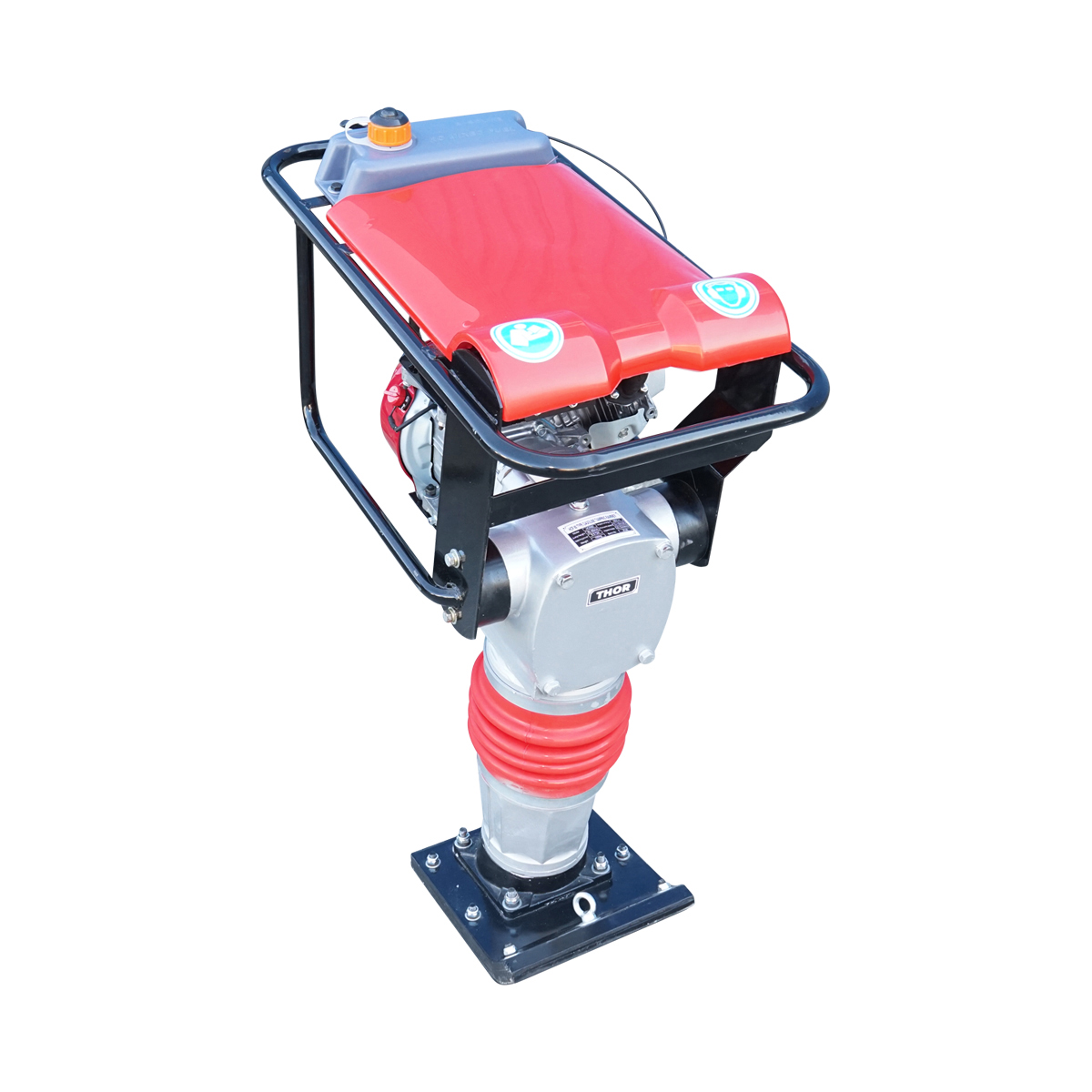 Mai compactor HCR80 cu suprafata de lucru 280x300mm, motor pe benzina Honda 7CP, 55Nm 85Kg Thor - imagine 8