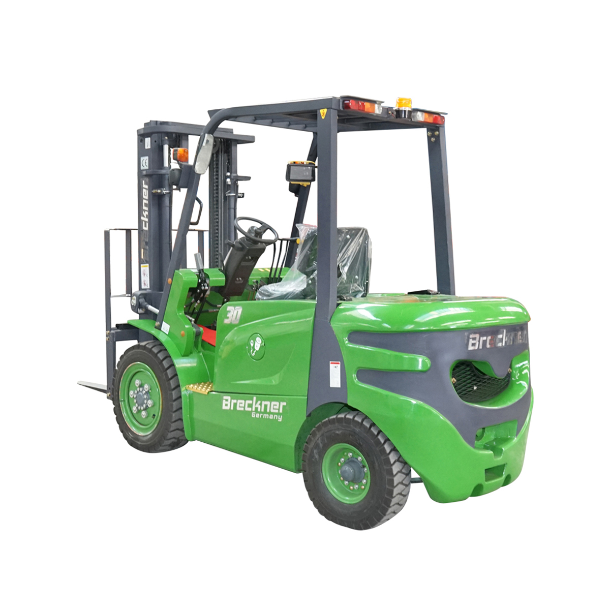 Stivuitor electric 3T duplex 3M cu shaft shift Breckner Germany - imagine 3