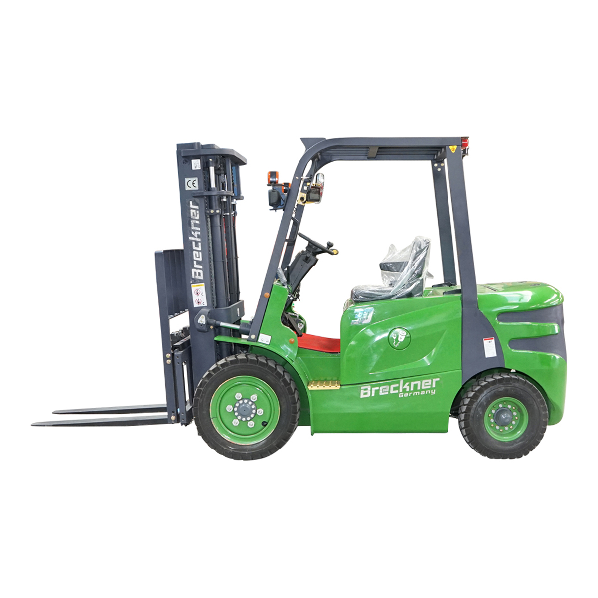 Stivuitor electric 3T duplex 3M cu shaft shift Breckner Germany - imagine 2