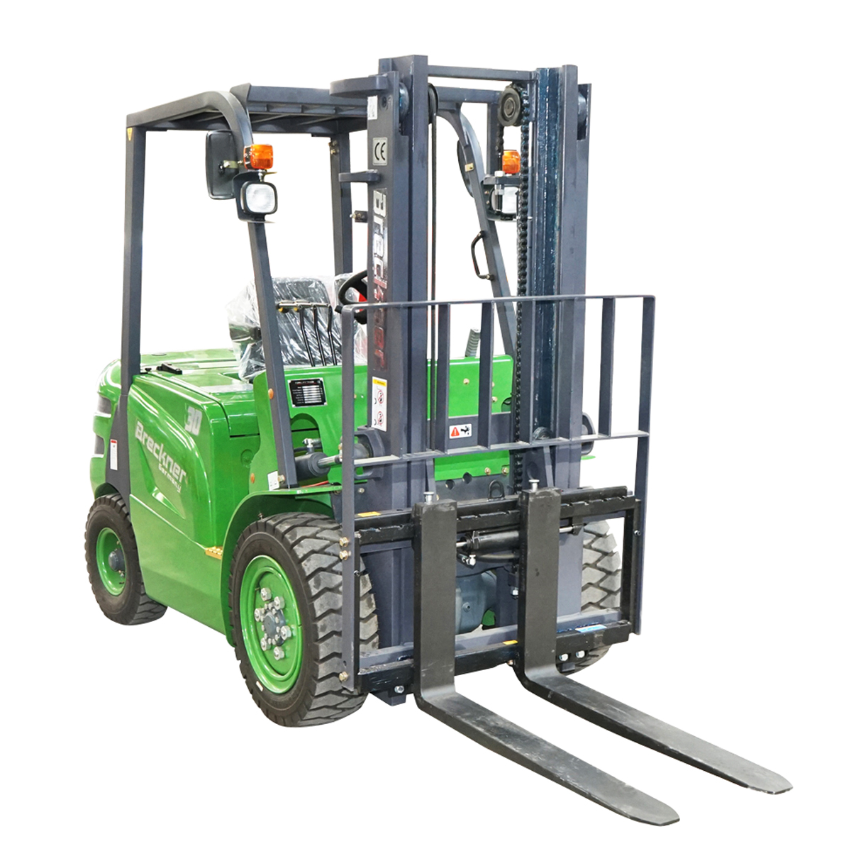 Stivuitor electric 3T duplex 3M cu shaft shift Breckner Germany - imagine 6