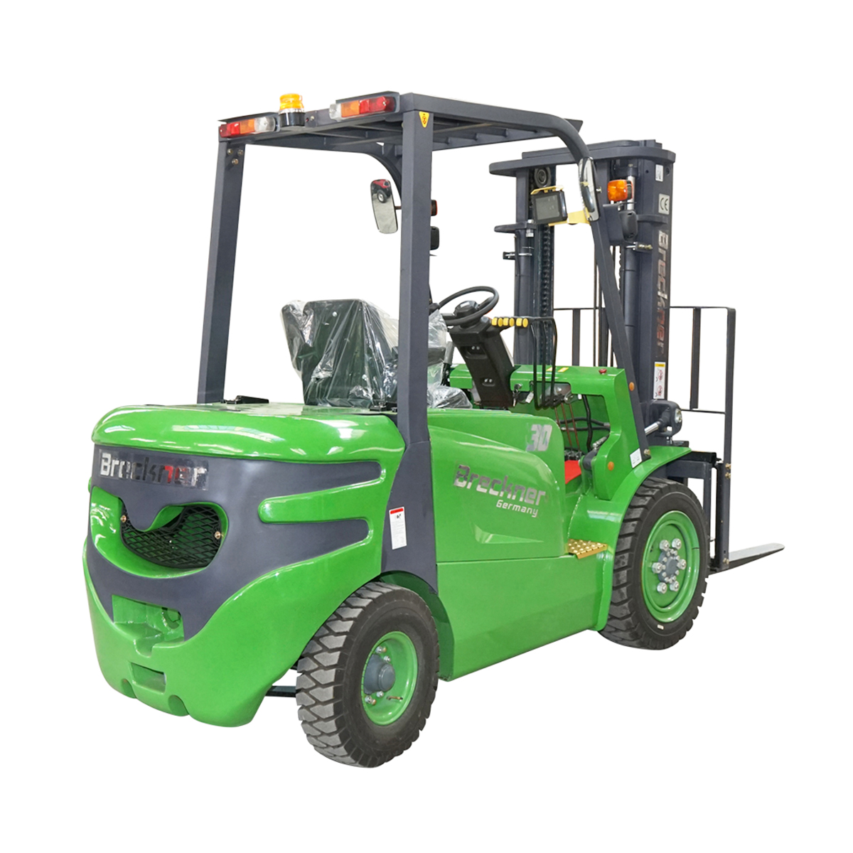 Stivuitor electric 3T duplex 3M cu shaft shift Breckner Germany - imagine 5