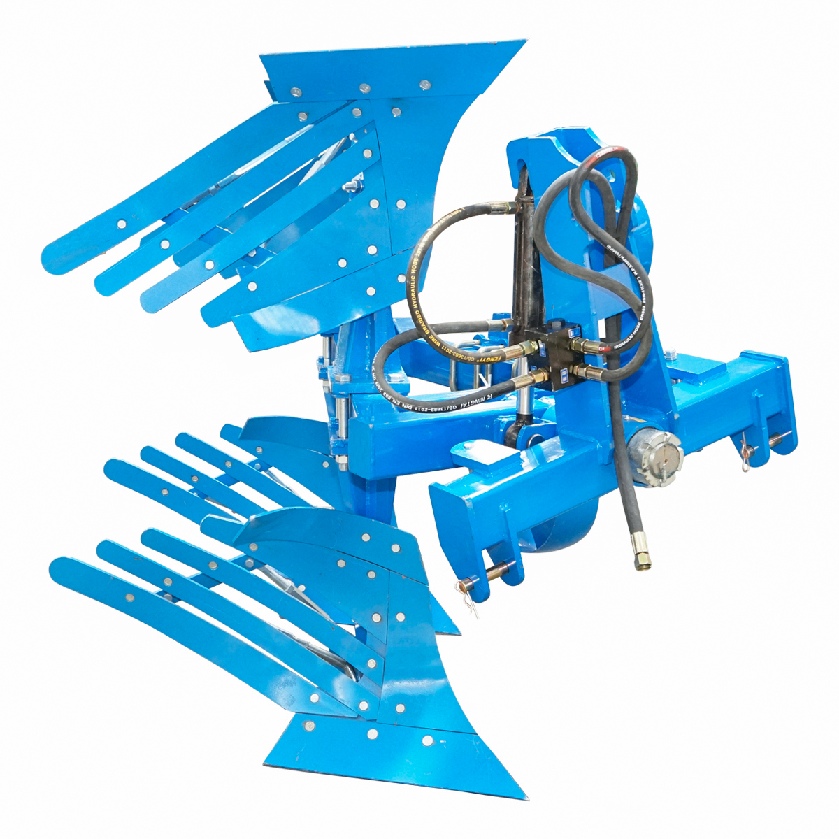 Plug agricol cu 2 trupite si cormane crestate reversibil hidraulic Konig Traktoren - imagine 4