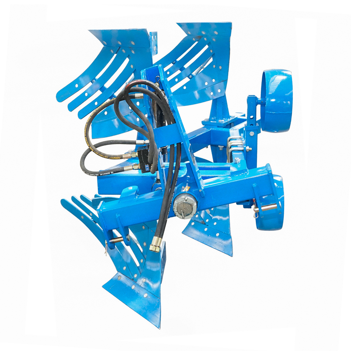 Plug agricol cu 2 trupite si cormane crestate reversibil hidraulic Konig Traktoren - imagine 3