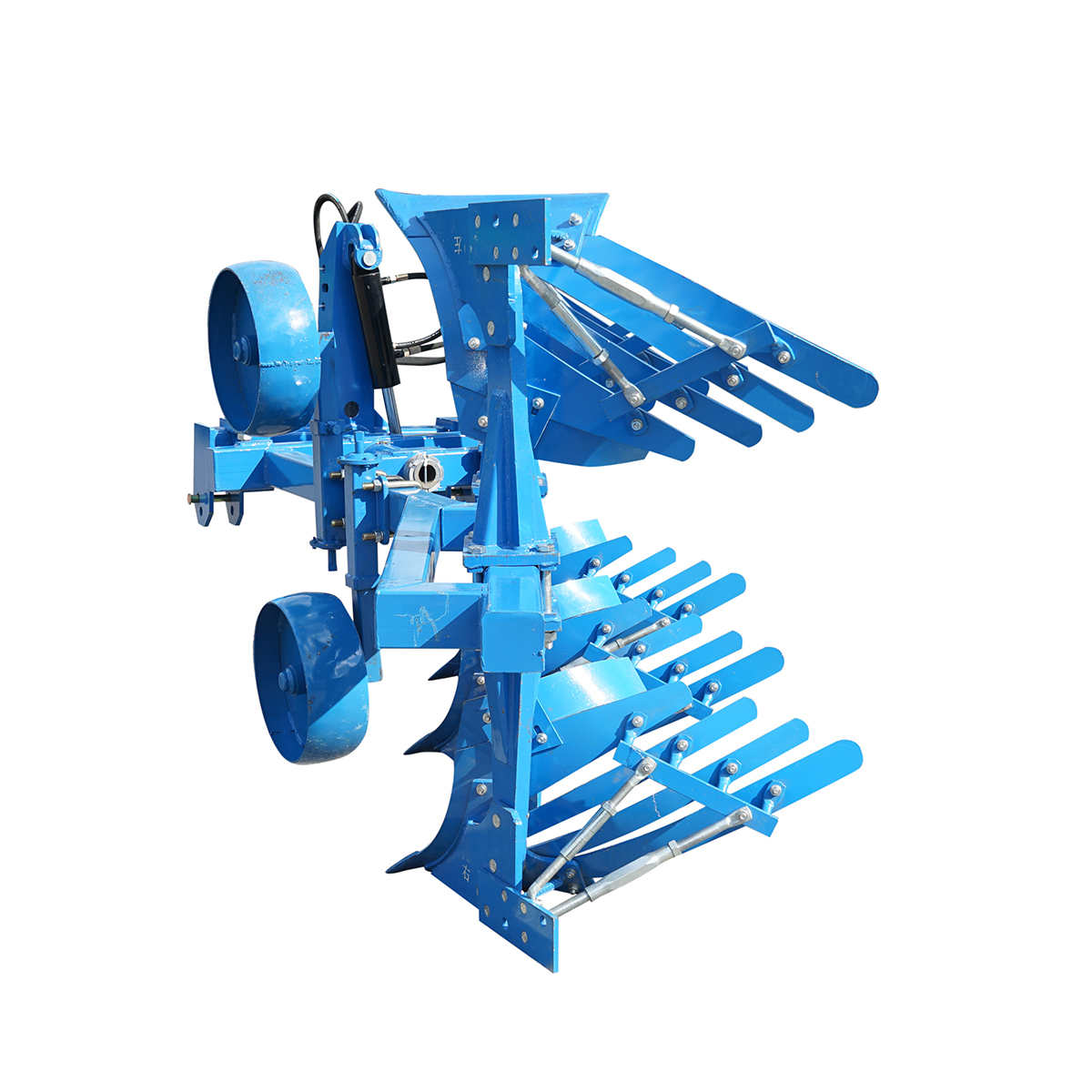 Plug agricol cu 3 trupite si cormane crestate reversibil hidraulic Konig Traktoren - imagine 4