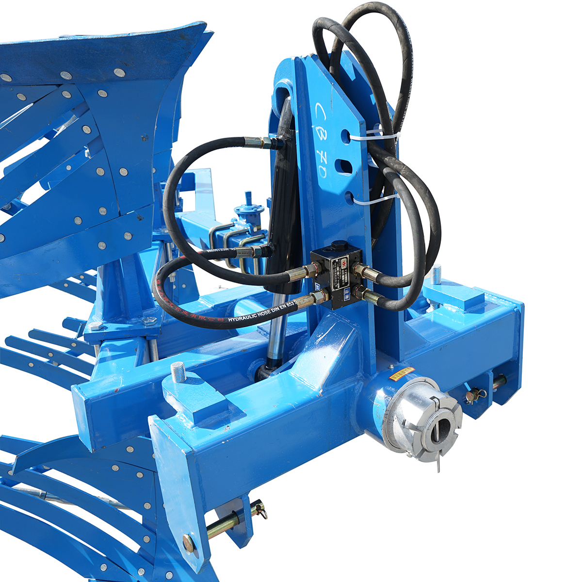 Plug agricol cu 3 trupite si cormane crestate reversibil hidraulic Konig Traktoren - imagine 6