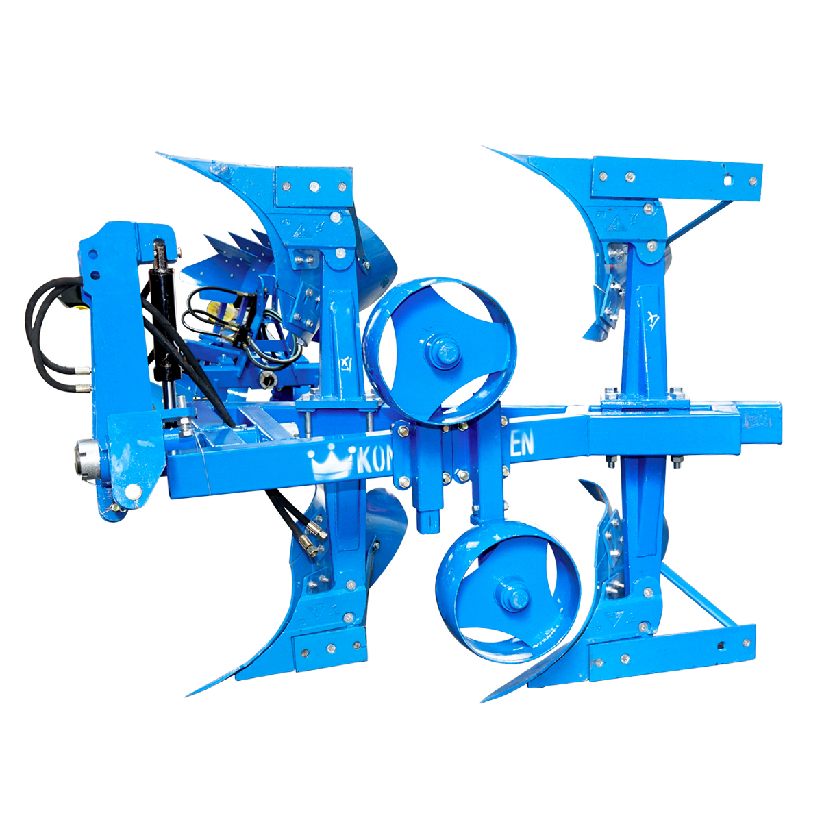 Plug agricol cu 2 trupite si cormane pline reversibil hidraulic Konig Traktoren - imagine 5