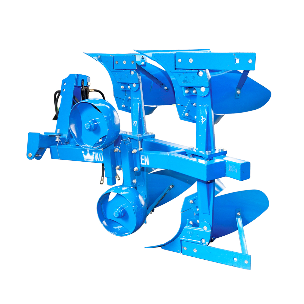 Plug agricol cu 2 trupite si cormane pline reversibil hidraulic Konig Traktoren - imagine 6