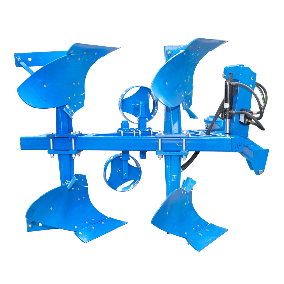 Plug agricol cu 2 trupite si cormane pline reversibil hidraulic Konig Traktoren - imagine 2