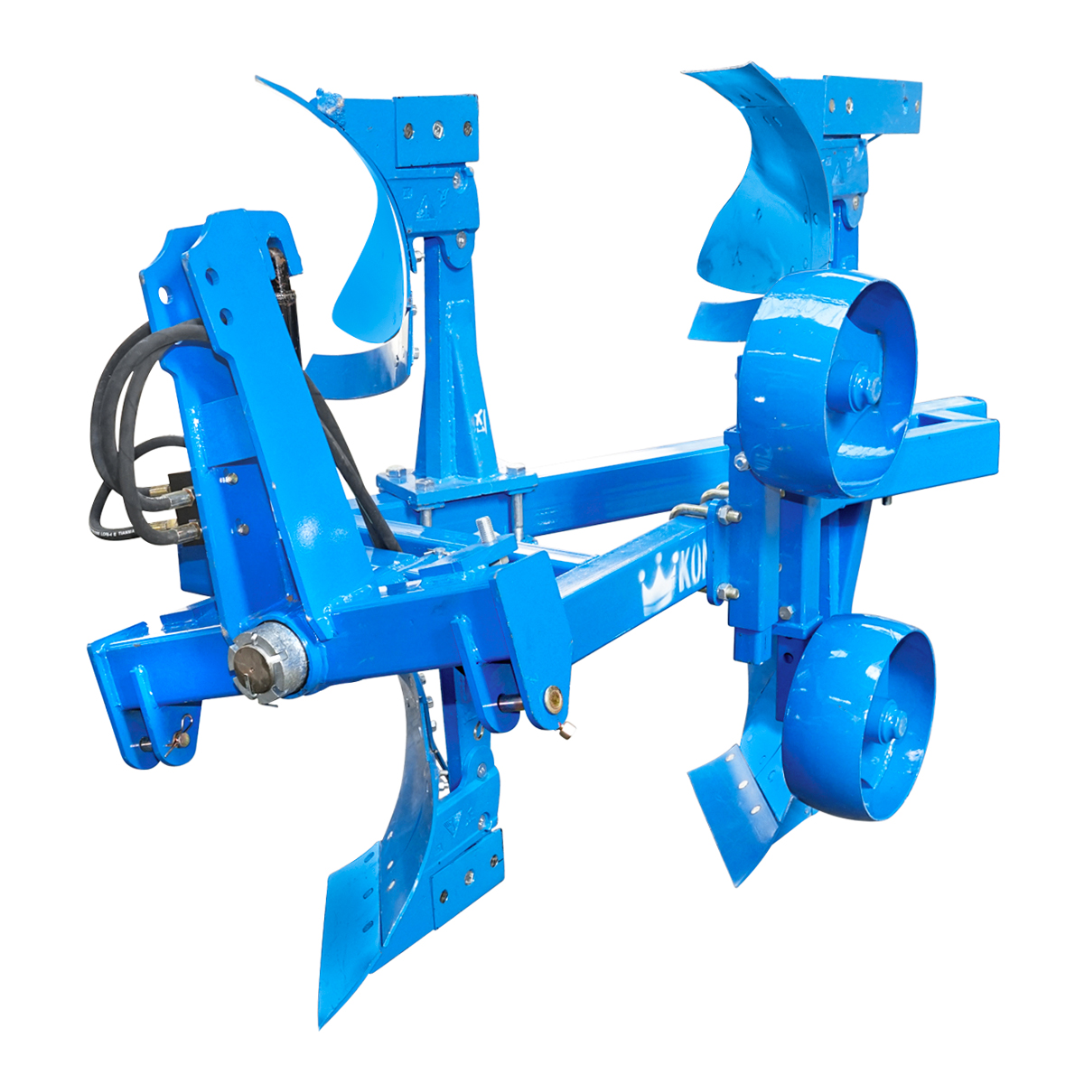 Plug agricol cu 2 trupite si cormane pline reversibil hidraulic Konig Traktoren - imagine 4