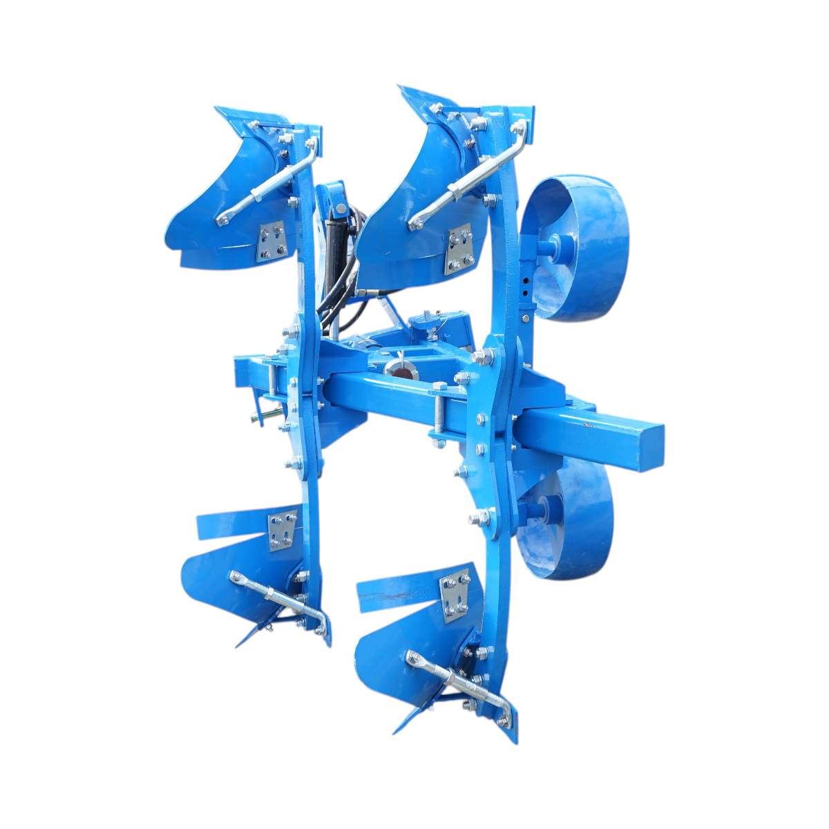 Plug agricol reversibil hidraulic cu 2 trupite, cormane pline Konig Traktoren - imagine 4