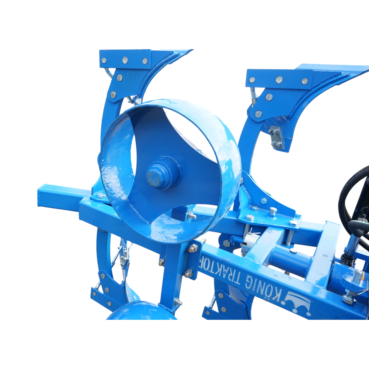 Plug agricol reversibil hidraulic cu 2 trupite, cormane pline Konig Traktoren - imagine 7