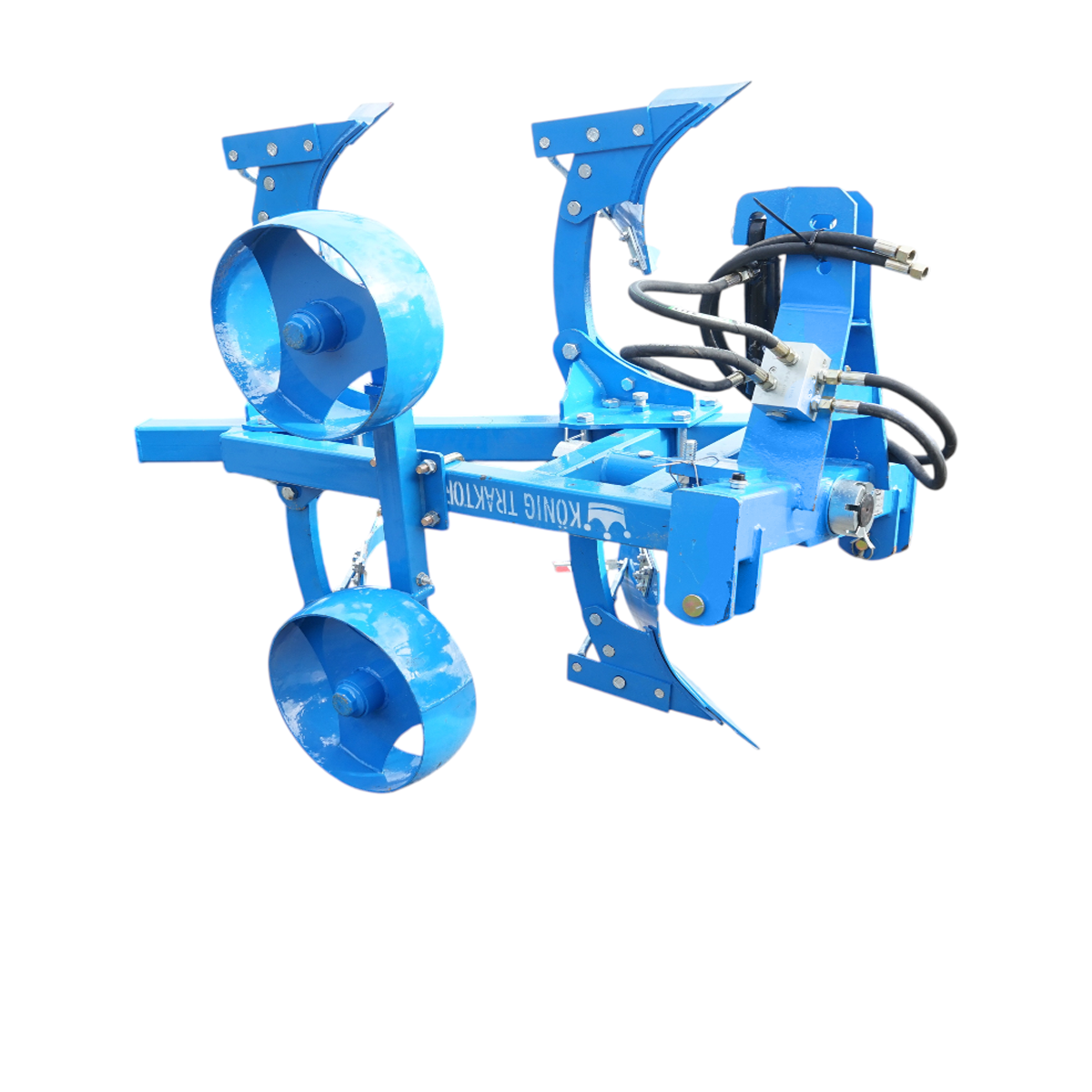 Plug agricol reversibil hidraulic cu 2 trupite, cormane pline Konig Traktoren - imagine 5