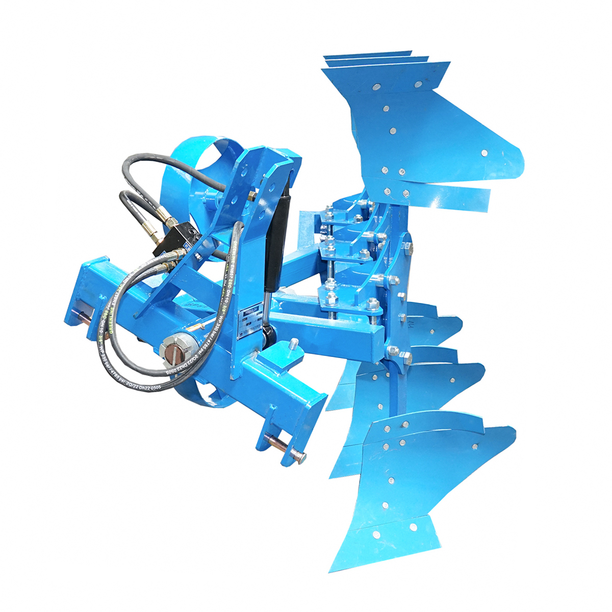 Plug agricol cu 3 trupite reversibil hidraulic, cormane pline Konig Traktoren - imagine 2