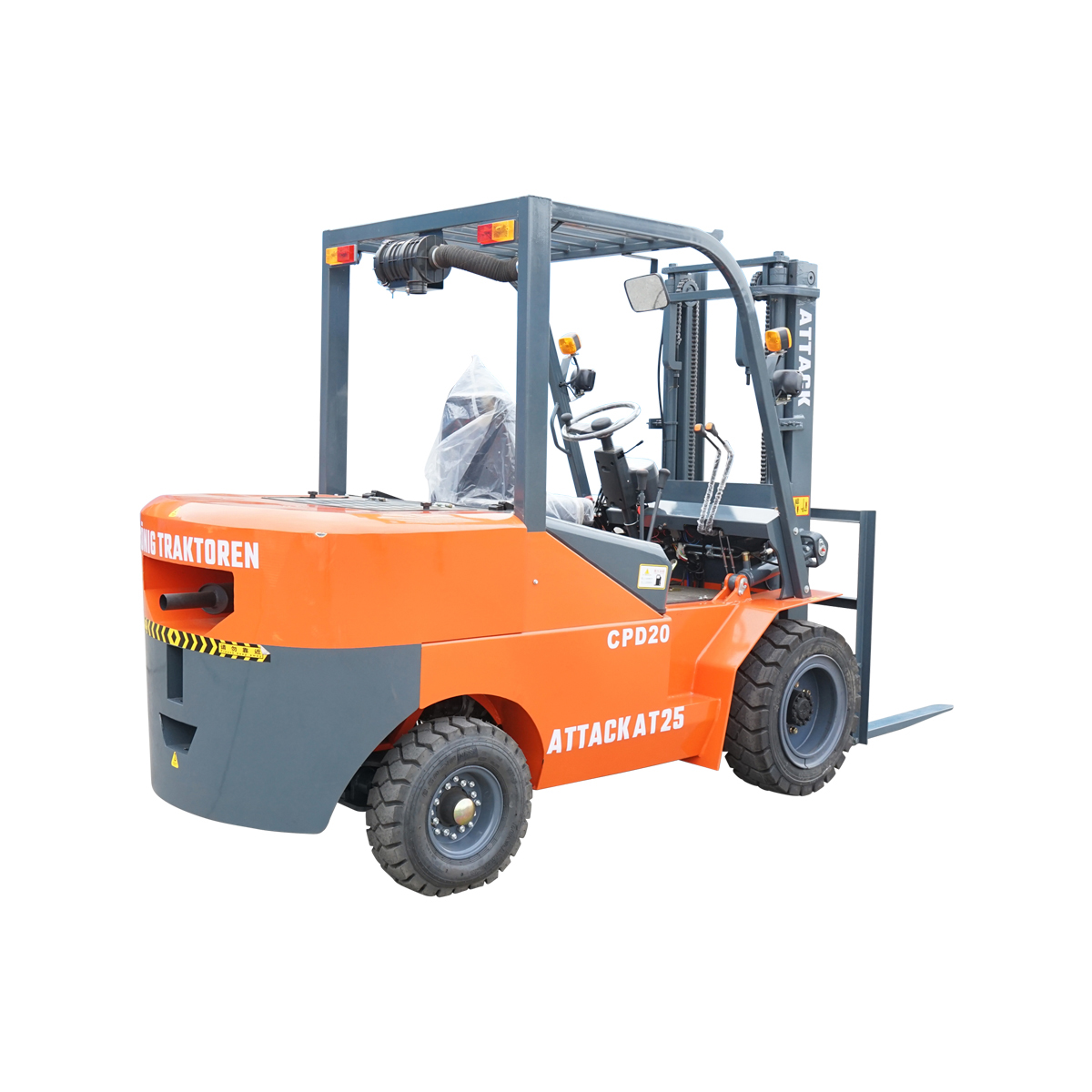 Motostivuitor 2 Tone duplex, lame 1.22m inaltime de ridicare 3m diesel Konig Traktoren - imagine 4