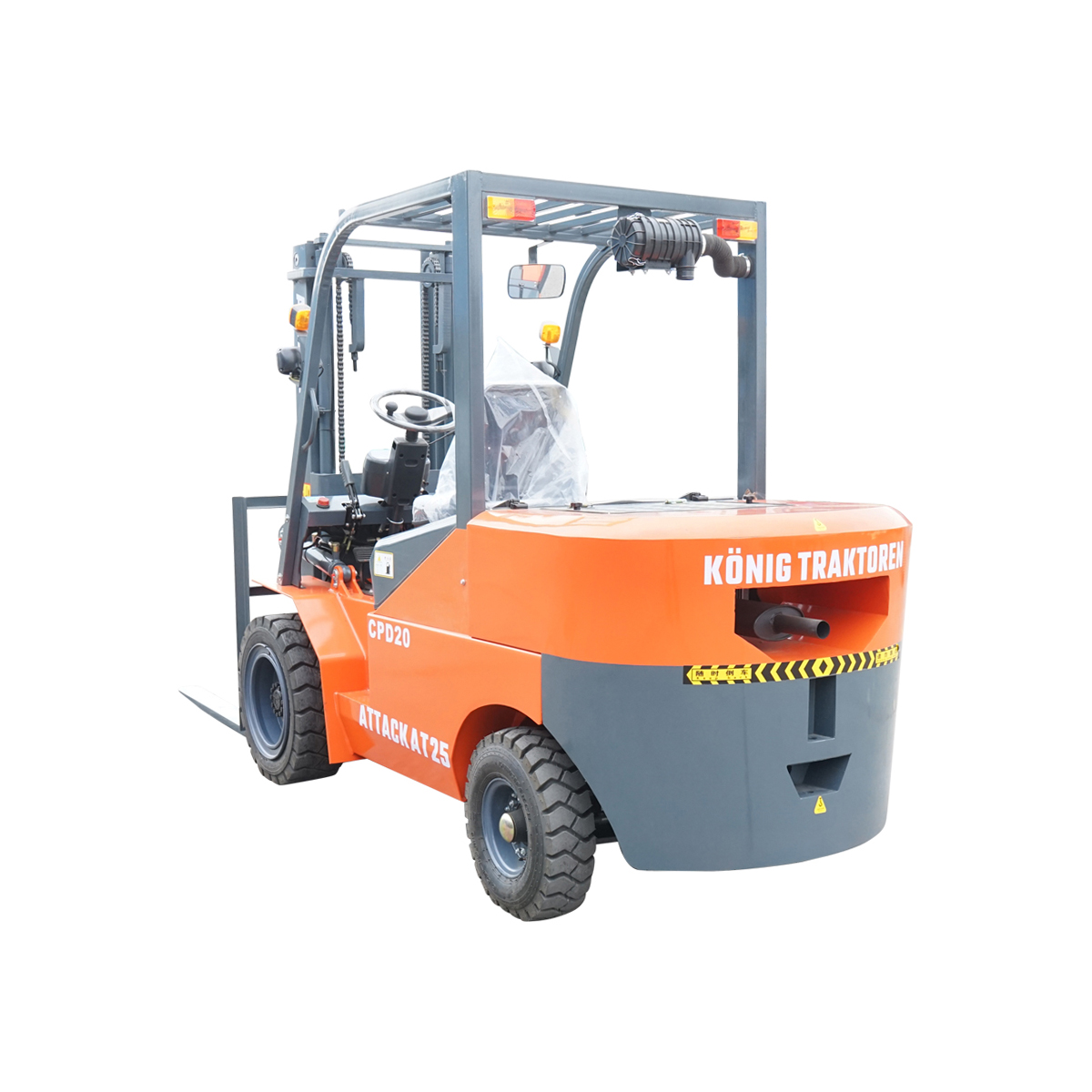 Motostivuitor 2 Tone duplex, lame 1.22m inaltime de ridicare 3m diesel Konig Traktoren - imagine 3