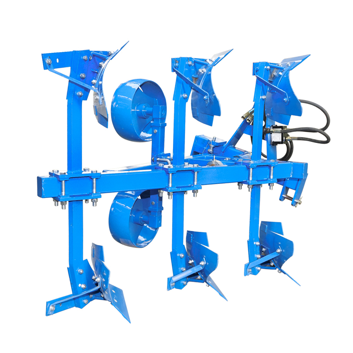 Plug agricol cu 3 trupite reversibil hidraulic, cormane mici Konig Traktoren - imagine 3