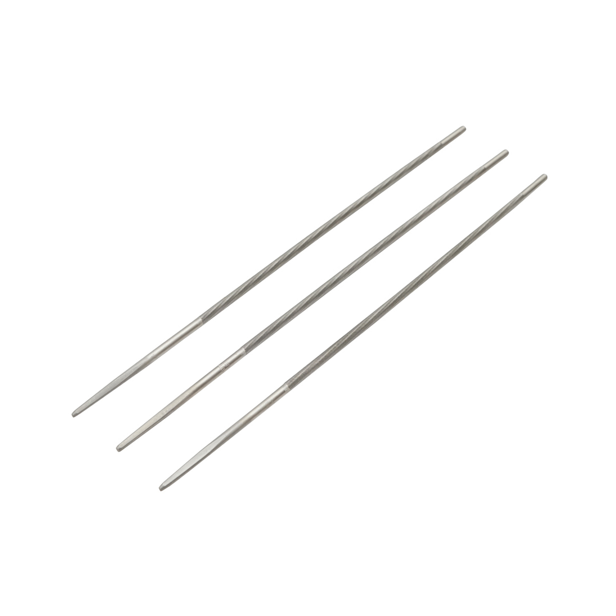 Set 3 pile rotunde ascutit lant drujba 4x200mm Breckner Germany - imagine 3