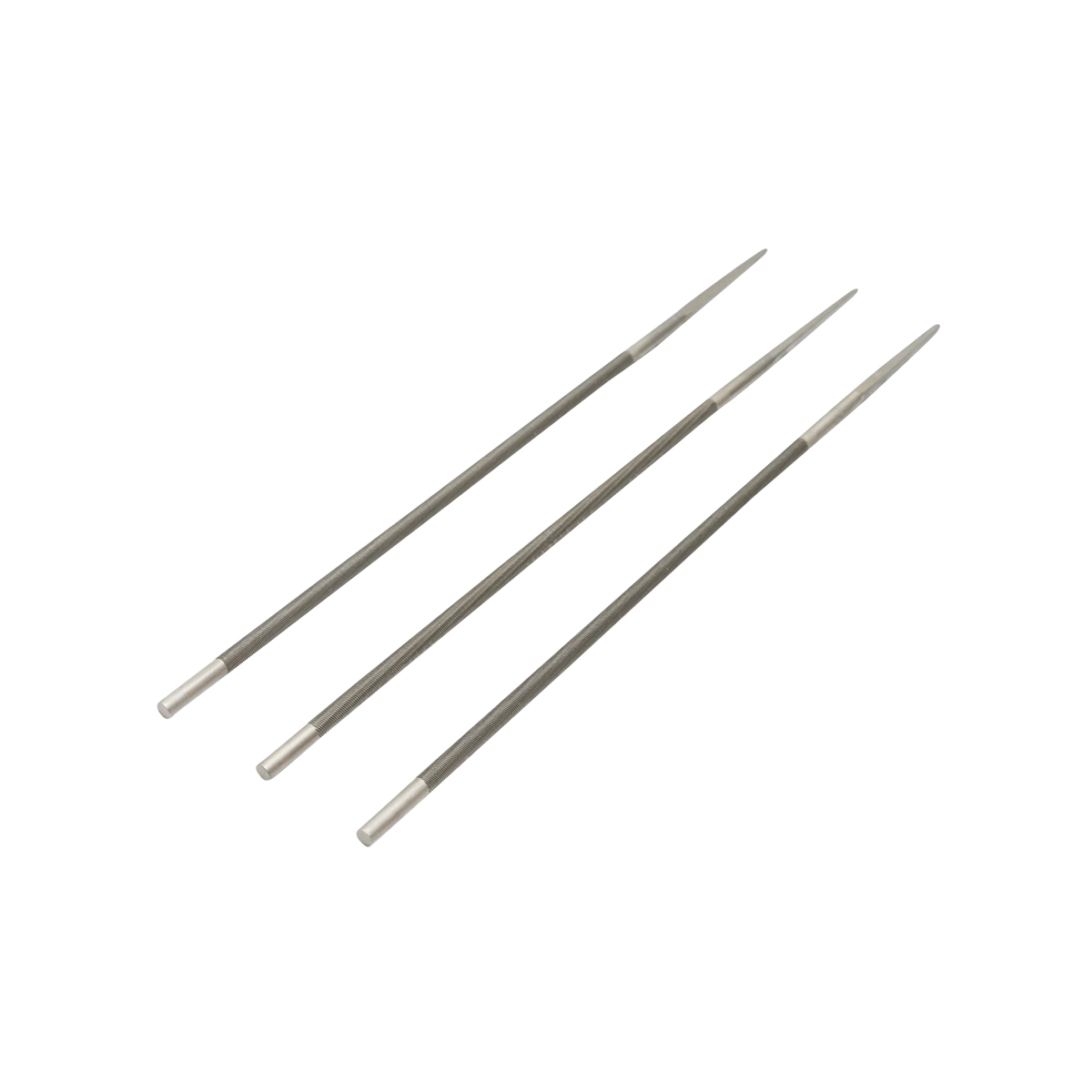 Set 3 pile rotunde ascutit lant drujba 4.8x200mm Breckner Germany - imagine 3